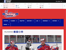Tablet Screenshot of huddingehockey.com